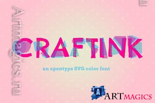 Craftink font
