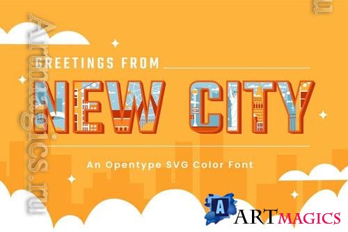 New City font