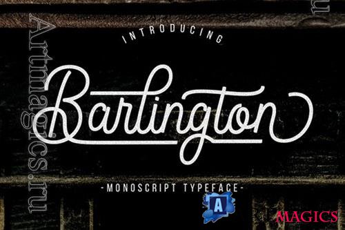 Barlington font