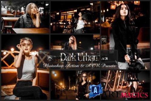 12 Dark Urban Photoshop Actions And ACR Presets, Outdoor  - 2584108