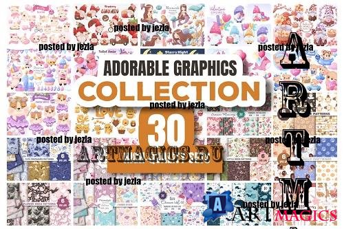 Adorable Graphics Collection - 30 Premium Graphics