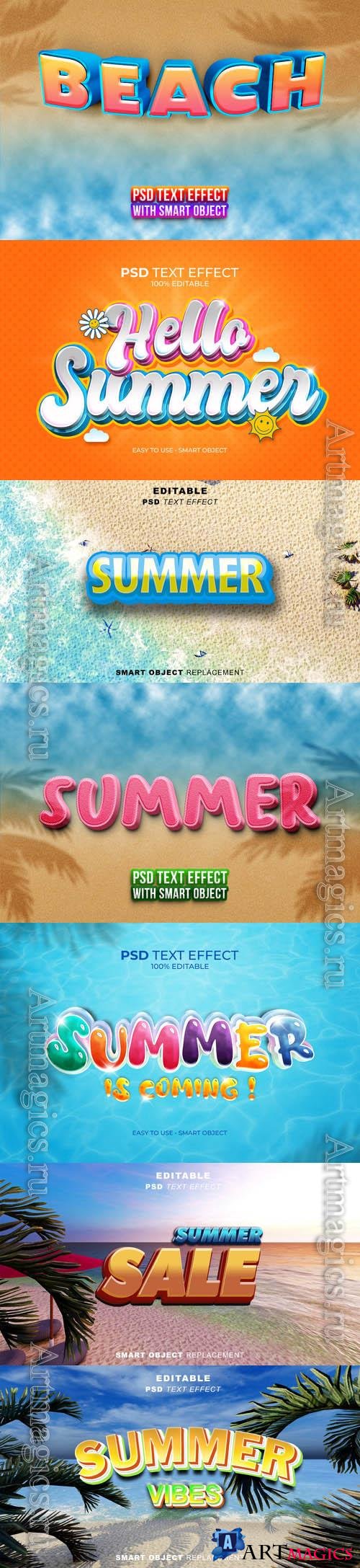 Psd style text effect editable set vol 457