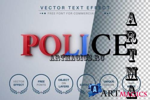 Police - Editable Text Effect - 16540204