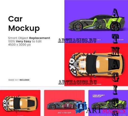 Car Sport Mockup - HF43WFX