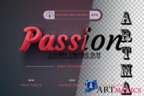 Passion - Editable Text Effect - 17631810