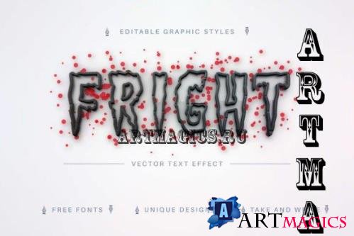 Fright - Editable Text Effect - 17646739