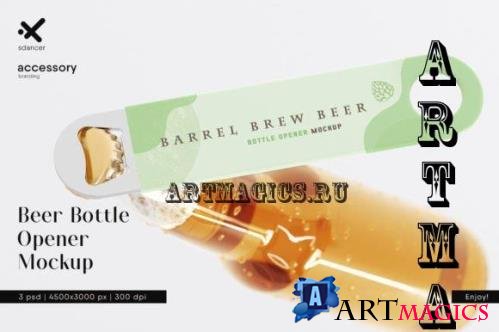 Beer Bottle Opener Mockup  - 2607934