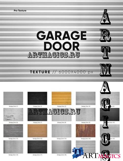 20 Garage Door Texture HQ - 17648817