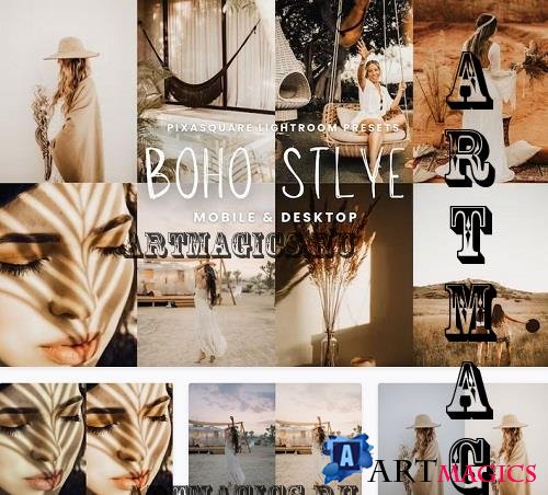 Boho Style Lightroom Presets - Q37AE4N