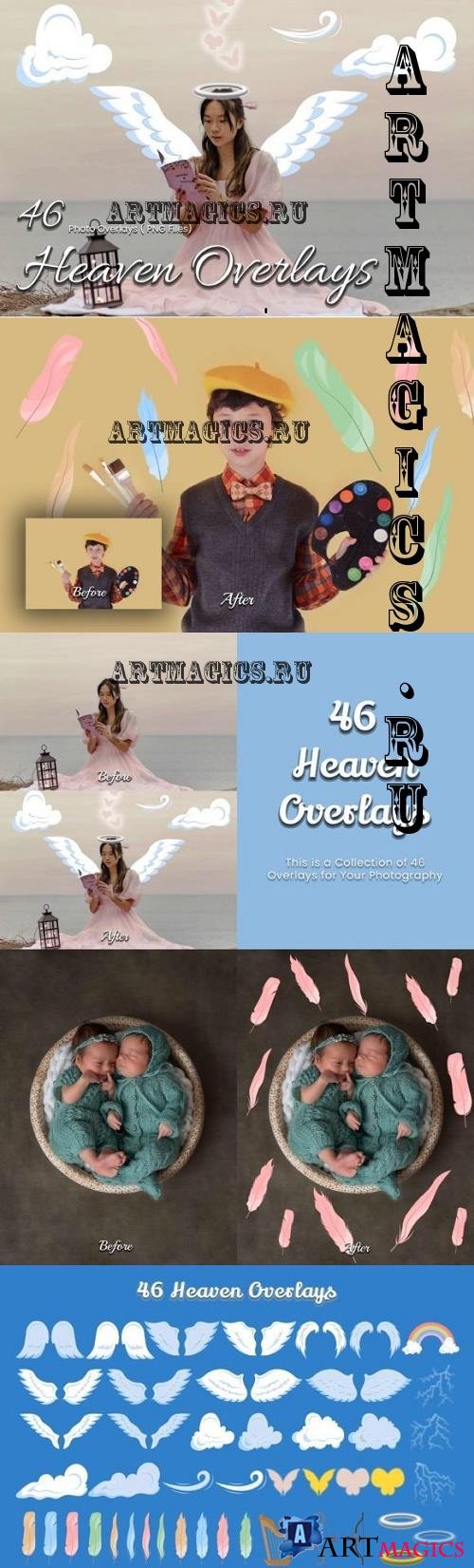 46 Heaven Photoshop Overlays - 17874427