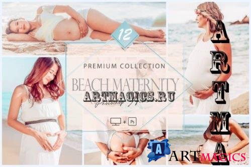 12 Photoshop Actions, Beach Maternity Ps