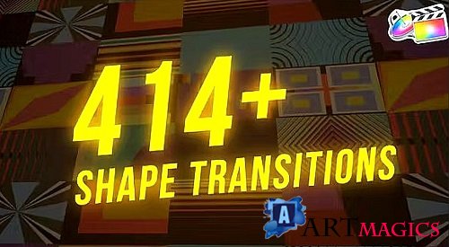 Videohive - 414+ Shape Transitions 45956357 - Project For Final Cut & Apple Motion