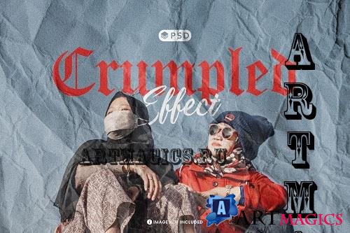 Crumpled Photo Effect - P7DM82X