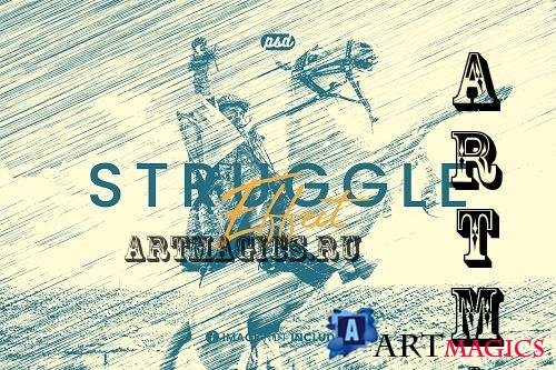 Struggle Photo Effect - BMBQ7DP