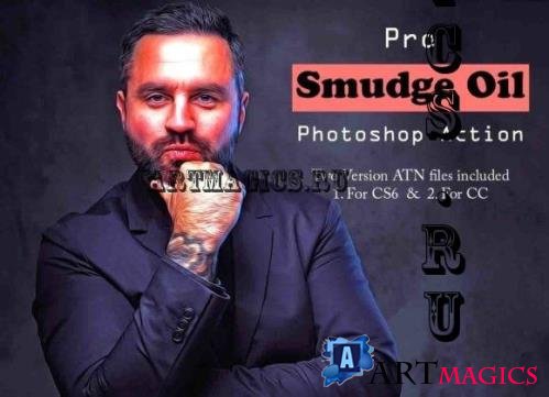 Pro Smudge Oil Photoshop Action - 21319339