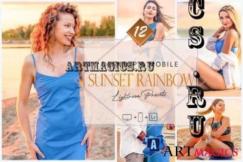 12 Sunset Rainbow Lightroom Presets