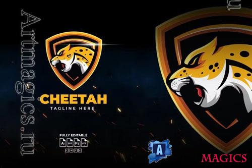 Yellow Cheetah Logo Template