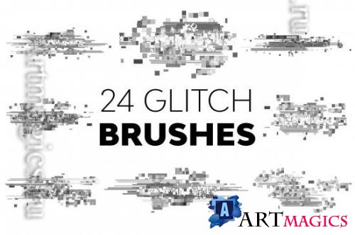 CreativeMarket - Glitch Brushes - 21322710