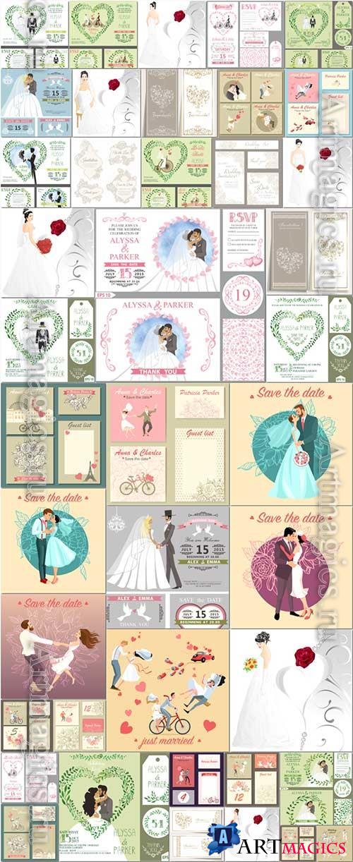 Wedding vector collection