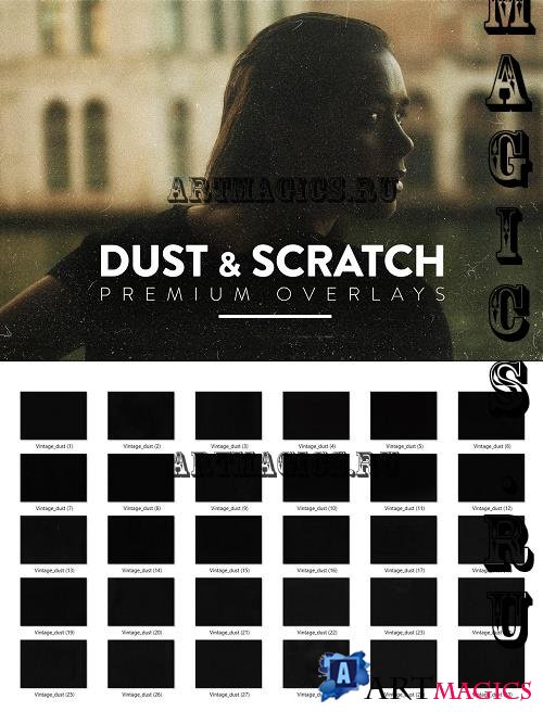 30 Dust and Scratches Overlay HQ - 25419779