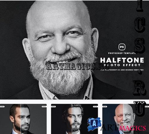 Halftone Photo Effect - 46496222
