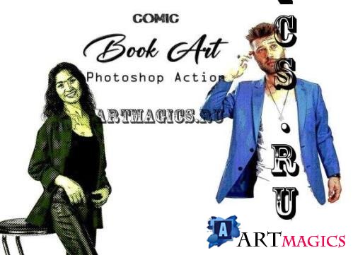 Comic Book Art Photoshop Action - 25424526