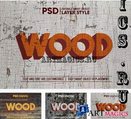 Wood Text Effect - 8JZSUB9