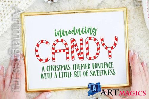 Candy Christmas - A Christmas Font