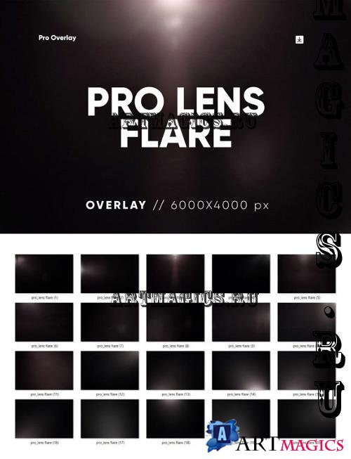 20 Pro Lens Flare Overlay - 26069900