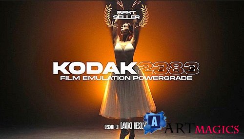 Kodak 2383 Cinematic PowerGrade + bonus - For Use In DaVinci Resolve Studio