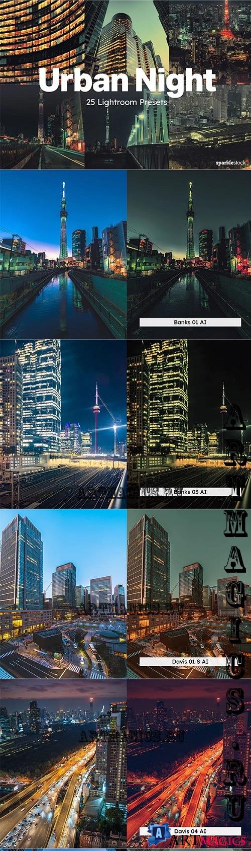 20 Urban Night Lightroom Presets - 46600869