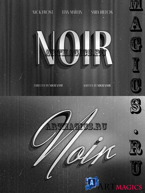 Vintage Film Text Effects - 25433219