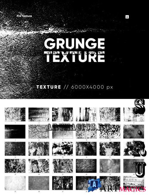 30 Grunge Texture HQ - 26973205