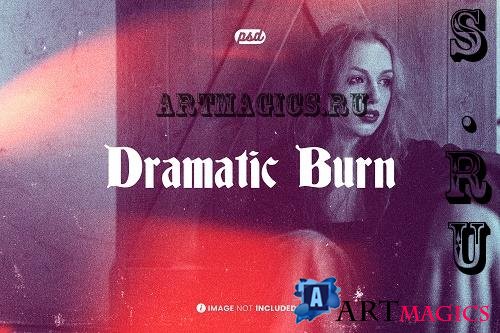 Dramatic Burn Photo Effect - 3MDJRXA