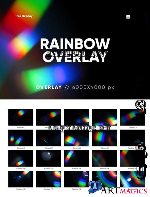 20 Rainbow Overlay HQ - 26973212