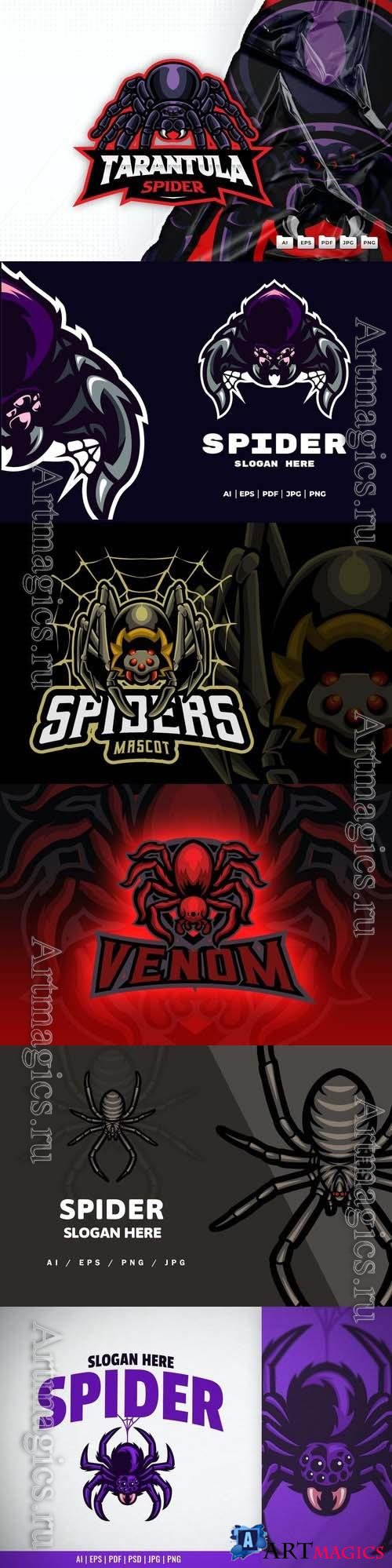 Spider Mascot Logo