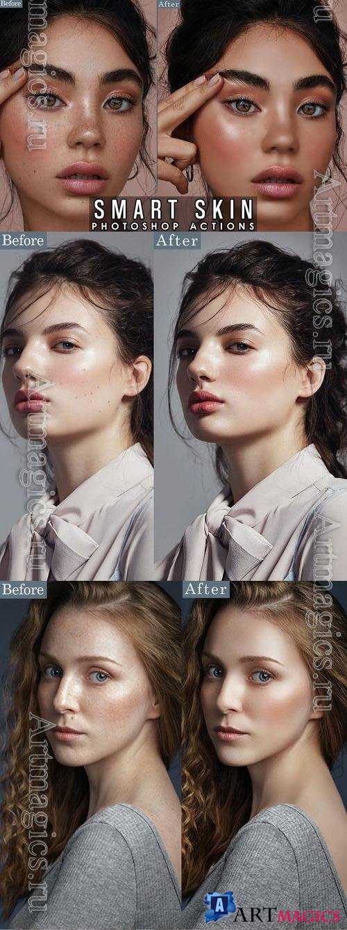 Smart Skin Retouch Photoshop Actions