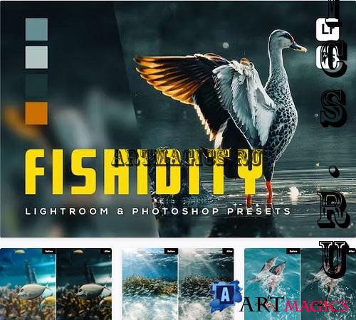 6 Fishidity Lightroom and Photoshop presets - R7Z67N2