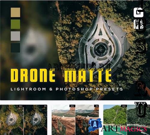 6 Drone Matte Lightroom and Photoshop Presets - AJ9264S