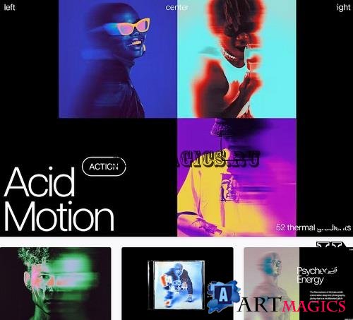 Acid Motion Photoshop Action - 12644825