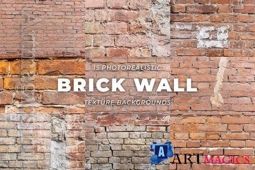 15 Red Brick Vintage Wall Texture Background