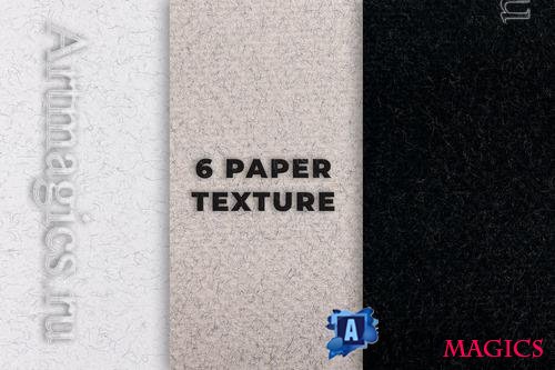 6 Noisy Paper Cardboard Texture Background