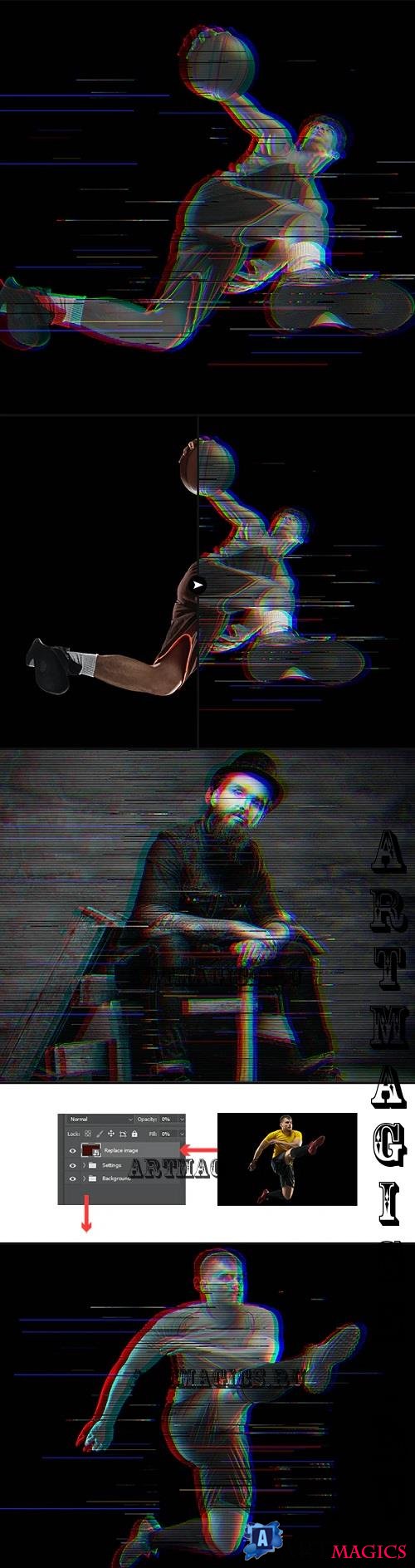 Glitch Photo Effect - 47171958