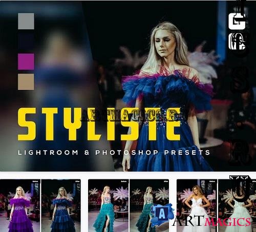 6 Styliste Lightroom and Photoshop Presets - QYFG4TW