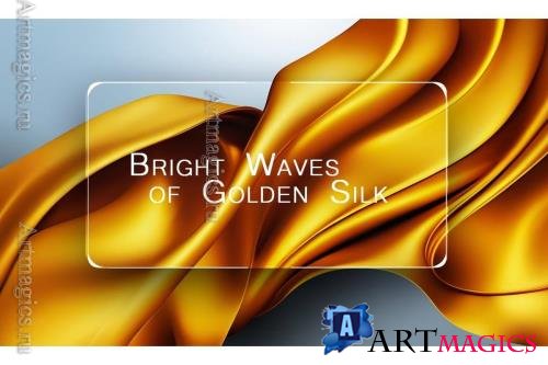 Bright Waves of Golden Silk