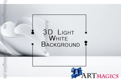 3D Light White Background vol 3