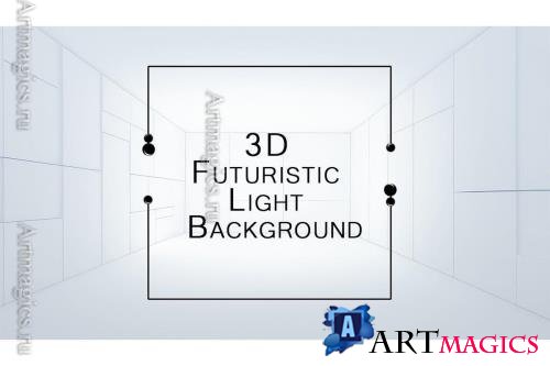 3D Futuristic Light Background