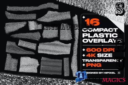 16 Compact Plastic Torn Overlay Texture - N3PYFLL