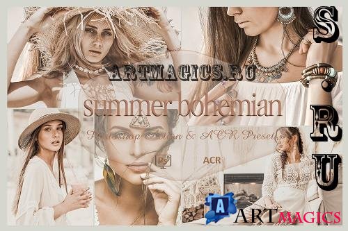 10 Summer Bohemian Photoshop Actions And ACR Presets, Creamy - 2708419