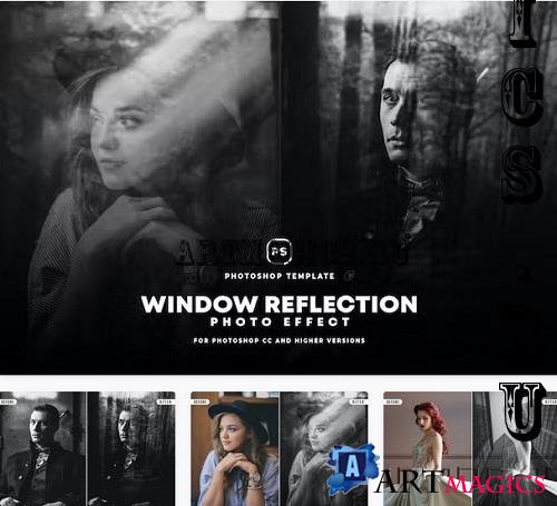 Window Reflection Photo Effect - VMU5KB3